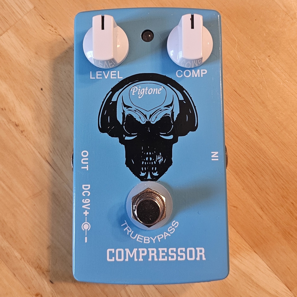 Blue Compressor Pedal